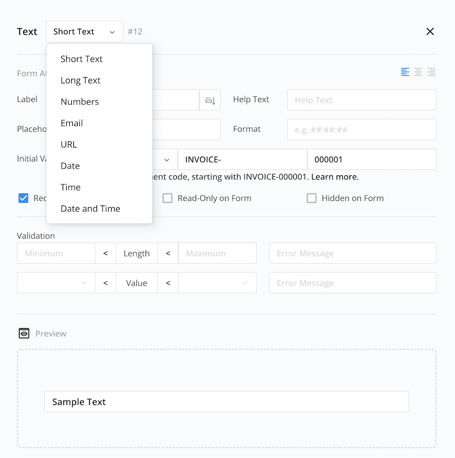 text-field-properties